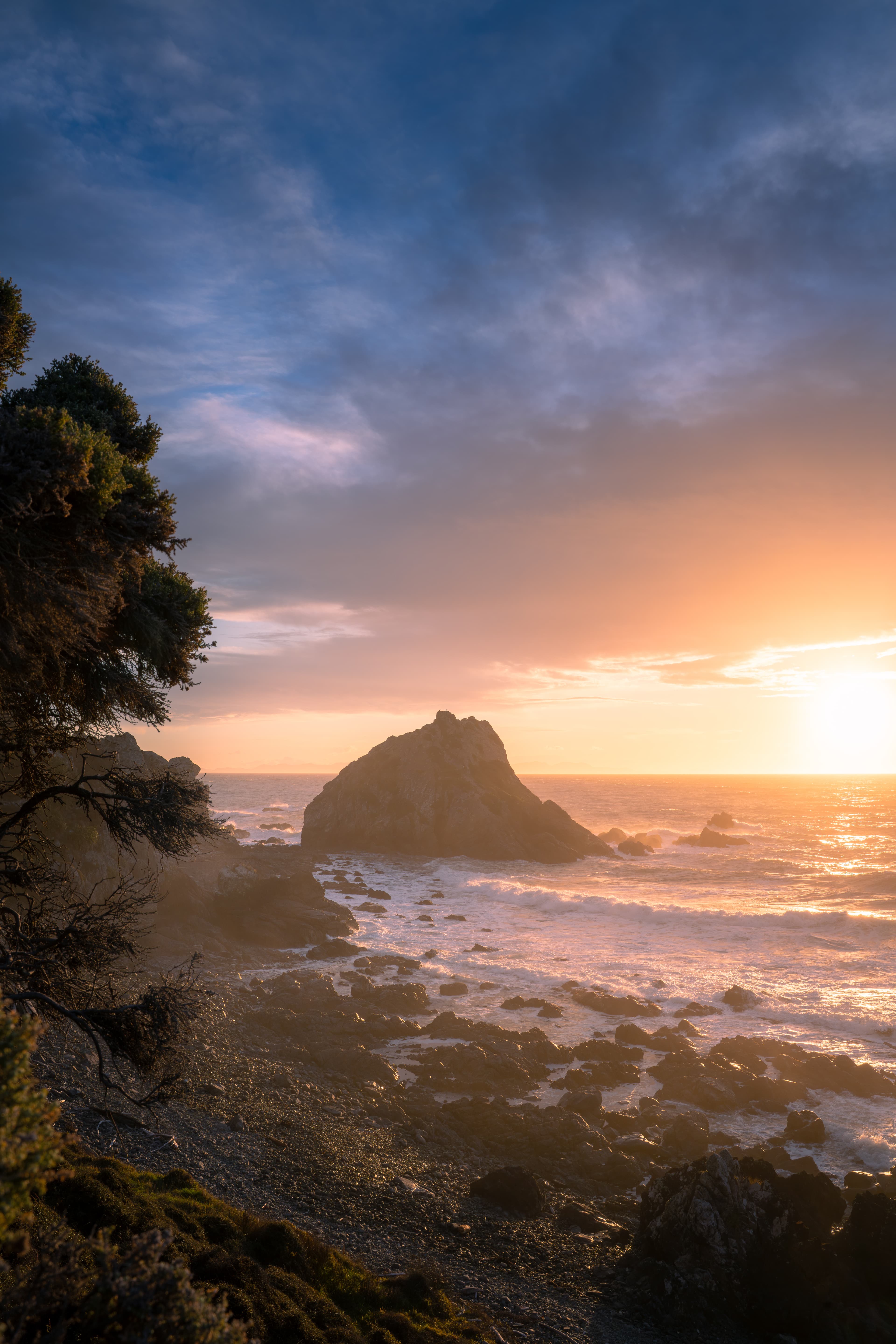 Another Sunset Over Wairaka Rock
